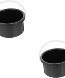 2piezas Olla De Cera De Para Derretir Cera Potente Recipiente Interior Antiadherente Para Depilación Para Profesional y Casa Negro