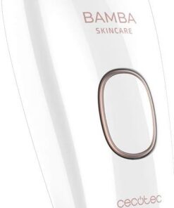 Cecotec Depiladora IPL Bamba SkinCare IPL Quartz. Luz pulsada 120.000 disparos, Lámpara de Cuarzo, Sensor para detección de piel, Diseño compacto