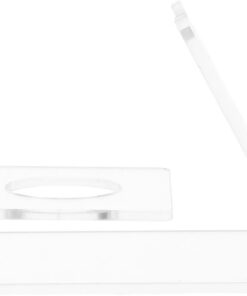 ULTECHNOVO Soporte para Afeitadora Eléctrico Acrílico Organizador de Escritorio Multifuncional para Barberos y Hogar Soporte para Cepillo y Pasta de Dientes Diseño Compacto Portátil para Baño
