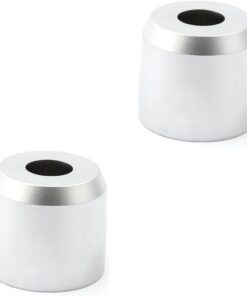 Healeved 2piezas Soporte Para Maquinilla De Afeitar De Base Para Rasuradora Accesorio De Seguridad Diseño Compacto Color Plata