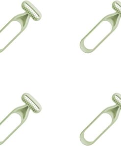 GANAZONO 4 Piezas Cortadora de Corporal para Mujer Afeitadora Manual Portátil para Piernas y Axilas Reduce Irritación Cutánea Herramienta de para