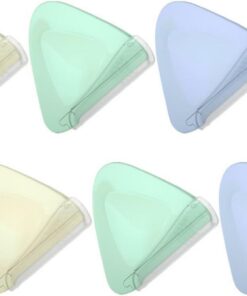 jojofuny 6 Piezas Recortador de Cejas de Acero Inoxidable y Plástico, 6 Uds., en Bolsa Opp, Afeitadora de Cejas y Vello Facial, para Mujeres