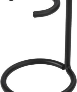 HEALLILY Brocha de afeitar Soporte de maquinilla de afeitar manual de acero inoxidable Soporte de maquinilla de afeitar de seguridad y la mayoría de otras maquinillas de afeitar