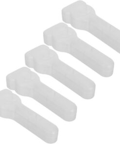 Ciieeo Estuche Portátil para 5 Maquinillas de Afeitar de Hombre, Soporte de Plástico Almacenamiento Seco, Adecuado para Viaje y Uso Diario