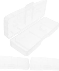 Soporte Transparente para Maquinilla de Afeitar Manual 3piezas de Plástico PP Funda Protectora para Viaje y Equipaje