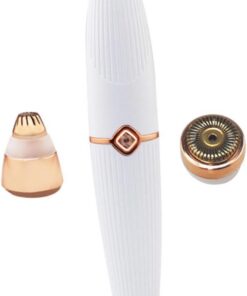 Healeved 2piezas Afeitadora Eléctrica Multifuncional Usb Para Mujeres Cortadora De Cejas y Herramienta De Depilación Ligera y Portátil