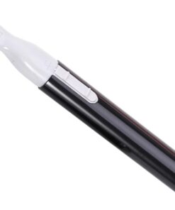 Happyyami Recortador de Cejas Eléctrico 2 Piezas Pequeño Portátil para Damas Depilación Facial y Corporal sin Batería Rosa y Negro