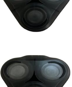 Cabezal De Afeitadora De Repuesto Lavable Con Hoja De Afeitar, Compatible Con Philips, S5000 S5370 S5571 S5420 S5140 S5078 S5077 S5050 S5082 S5380 S5400(Black 2PCS)