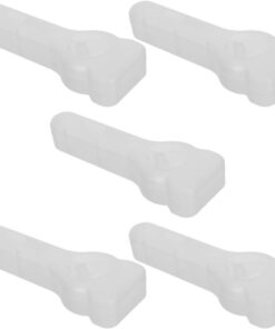 ULTECHNOVO Estuche Transparente Protección Portátil de Pp para Maquinilla de Afeitar Manual para 5 Piezas, Soporte Compacto de Viaje Adecuado para Viajes y Negocios