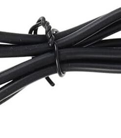 Cable de 2 Alimentación para Eléctrica Afeitadora Unidades | Negro, Plástico y Metal, Repuesto de 2 Piezas, Línea de Adaptador de Corriente para Cargador