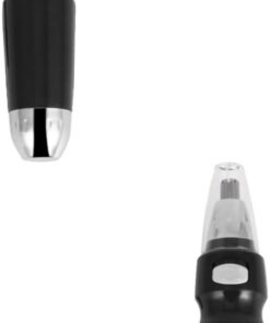 Healeved 2piezas Recortador y Orejas Eléctrico Sin Batería Afeitadora Facial Cejas Diseño Seguro y Para Cuidado Personal Negro