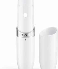 Nave Mini removedor de vello facial para mujer, afeitadora facial eléctrica portátil para labio superior, barbilla y mejillas, recortadora de pelusas de melocotón sin dolor con luz LED inteligente
