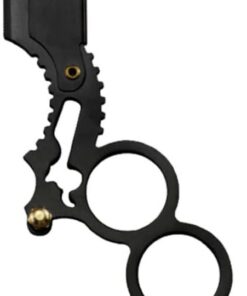 Maquinilla de Afeitar Manual Doble Anillo Negro para Hombre, Tamaño Compacto, Multifunctional para Peluquería y Recorte de Barba, Diseño Antideslizante sin Cuchillas, Uso