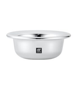 ZWILLING Tazón de afeitado (afeitado en húmedo, almacenamiento para jabón de afeitar, tazón para hacer espuma, cromado), plateado