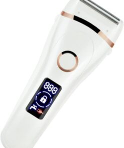 Healeved Afeitadora De Pelo Para Mujer Usb Recargable 1 Unidad Waterproof Recortadora De Bikini Eléctrica Adecuado Para Facial y Cejas Diseño Portátil y Lavable