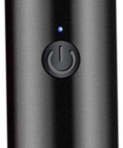 Mini rasuradora eléctrica Men portátiles USB USB Razor recargable Uso húmedo y seco Shaver eléctrico giratorio para viajar negro