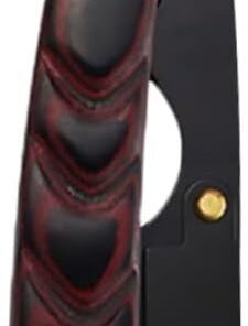 GANAZONO Maquinilla de Afeitar de Acero Inoxidable Plegable para Recortar Barba y Bigote, Herramienta Portátil Ligera para Hombre en Cuidado Personal