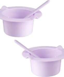 Thyonta Cuenco de silicona para mascarilla, para depilación, cera derretida, resistente a altas temperaturas, cuenco de cera de silicona, cuenco de hidroterapia, cuenco para mezclar