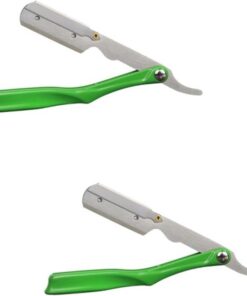 2piezas Soporte Para Cuchillas De Afeitar Holder Plegable Para Barbería Soporte De Afeitar Manual De Inoxidable Para y Casa