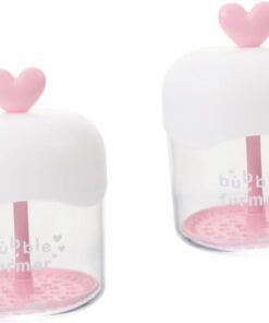 Healeved 2piezas Espumador De Gel Limpiador Facial Manual Botella Dispensadora De Espuma Para Jabón Afeitar Herramienta De Limpieza y Práctica Para Baños y Viajes