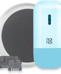 no!no! Dispositivo de microdepilación para todos los tonos de piel, depilación corporal y facial para mujeres y hombres, recargable, inalámbrico y portátil, removedor de vello para cara y cuerpo, azul