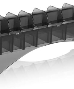 Soporte de protección para cortadora de 10 rejillas, organizador de peine de límite de cortadora de cabello eléctrica, caja de almacenamiento de peine de guía, organizador de soporte de protección par