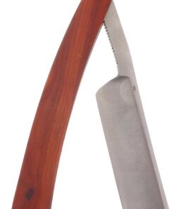 Maquinilla de Afeitar Manual Varios Estilos para Hombre Mango de Madera de Acero Inoxidable Ahorro de Espacio y Menos Irritación en Casa o Varios estilos para Barba y Patillas