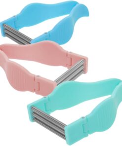 OUNONA Depiladora Facial Manual de Resorte Elimina Vello en Mejillas y Cuello 3 Piezas para Mujer Cuida Tejido para Uso Diario