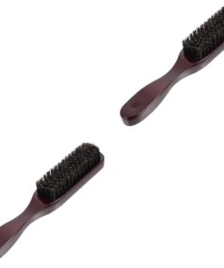 Healeved 2 Piezas cepillo para barba con mango largo peines cepillo bigote cuidado personal shaving brush cepillo limpieza cepillar herramienta afeitar masculina cepillo salón