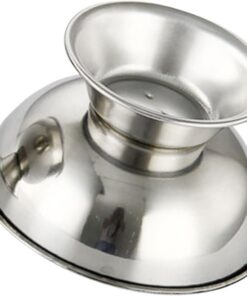 STOBAZA Cuenco de Afeitar de Acero Inoxidable Grande Patas, Taza de Afeitar Portátil para Hombres, Cuenco Profundo para Jabón de Afeitado, Accesorio Reutilizable para Cuidado Personal