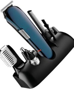 Recortador de Vello Nasal Recargable para Hombres, Acero Inoxidable | Diseño Compacto, Maquinilla Eléctrica Multifunción, Corte de Vello Facial y Nariz