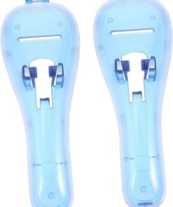 OUNONA Estuche para Afeitadora Manual Portátil de PC Resistente al Desgaste, Caja Protectora Azul para Maquinillas de Afeitar, Pack de 2 Unidades Adecuado para Viajes