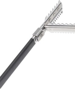 Ciieeo Soporte Metálico Ligero y Antióxido para Maquinilla de Afeitar Manual Peine de Doble Cara Adecuado para Peluqueros y Barberos Profesionales