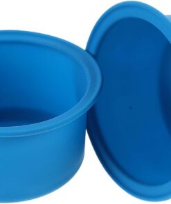 Forro de Silicona Azul para Calentador de Cera 12 Cm, 2 Piezas Reutilizables y Antiadherentes, Resistente al Calor para Depilación y Manualidades, Compatible Calentadores Pequeños