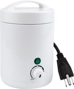 Mini máquina de calentamiento de cera para depilación, calentador de cera facial, calentador de cera con ajuste de temperatura de 6 velocidades, calentador de cera de parafina para hombres y mujeres