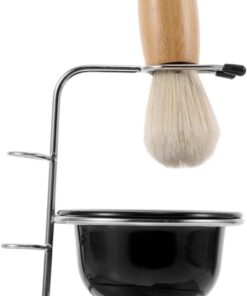 Healeved Brochas De Afeitar Para Hombre Kit De Afeitado Con Cuenco y Soporte Para y Manual De Afeitado