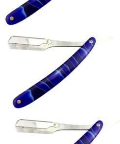 Healeved 3piezas Cuchilla De Afeitar Manual De Acero Inoxidable Para Hombres Maquinilla Portátil Para y Uso Casa Sin Cuchillas Diseño Vintage