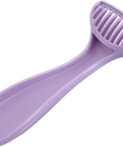 Depilación Facial Femenina Púrpura Abs Acero Inoxidable para Mujeres | Afeitado Indoloro, Uso Versátil en Viaje, Apta para Mentón y Labio Superior