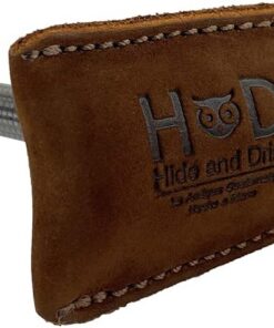 Swayze Suede - Funda de piel para afeitar de doble borde de seguridad