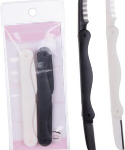 6piezas Cuchillas Recortadora de Cejas Maquinillas de Afeitar Portátiles Doble Cara Kit de Depilación para Uso Doméstico Aire para Cejas Mujer
