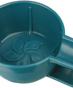 ULTECHNOVO Cuenco de Afeitar Azul de Gran Tamaño Antideslizante de Pp para Espuma de Crema de Afeitar, Recipiente Pequeño Reutilizable Adecuado para Afeitado Masculino Diario
