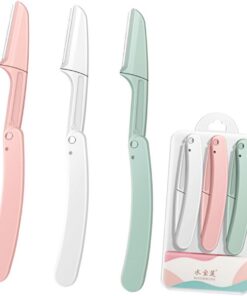 SOLUSTRE 6 Uds Recortador De Cejas Plegable Afeitadora De Cejas Plegable Afeitadora De Cejas Desechable Afeitadora De Cejas Afeitadora De Vello Facial Cuchillas Para Raspar Cejas