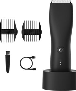 Recortadora de pelo de ingle eléctrica para hombres, recortadora para pubico/cuerpo/ingle, peluquería corporal