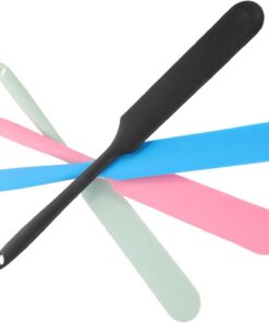 4 Piezas Espátulas para Depilación de Cejas y Rostro Aplicadores de Cera Plásticos Resistentes y Precisos para Áreas Pequeñas Herramientas Compactas y Portátiles para