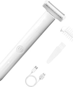 Afeitadora de vello corporal recargable, dispositivo eléctrico multifuncional para depilación de brazos, piernas, cara, herramienta de afeitado para afeitado suave, afeitadora de eliminación del