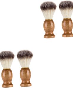 Healeved 4piezas De Afeitar De Madera Cepillo Para y Para Salones De Peluquería y Personal