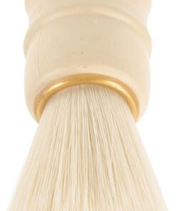 Brocha de Afeitar Fácil de Usar y Eficiente para Hombre de Plástico Beige para Eliminar Residuos de Pelo Afeitado y Cuidado Facial
