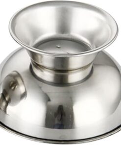 Healeved 3piezas Taza De Afeitar Inoxidable Para Hombres Cuenco Reutilizable De Afeitar Práctico De
