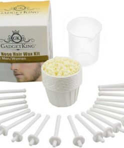 GK Kit de Cera de eliminación de Vello en la Nariz GadgetKing Orejas nasales Pelos sin Dolor Granos rápidos e indoloros, Seguros y Seguros, depilación con Cera, Kit para Hombres y Mujeres Bricolaje
