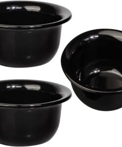 VALICLUD Cuencos de Afeitar Reutilizables Portátil para Hombre 3 Piezas y Material Pp Base Estable Ideales para Uso Doméstico Viaje